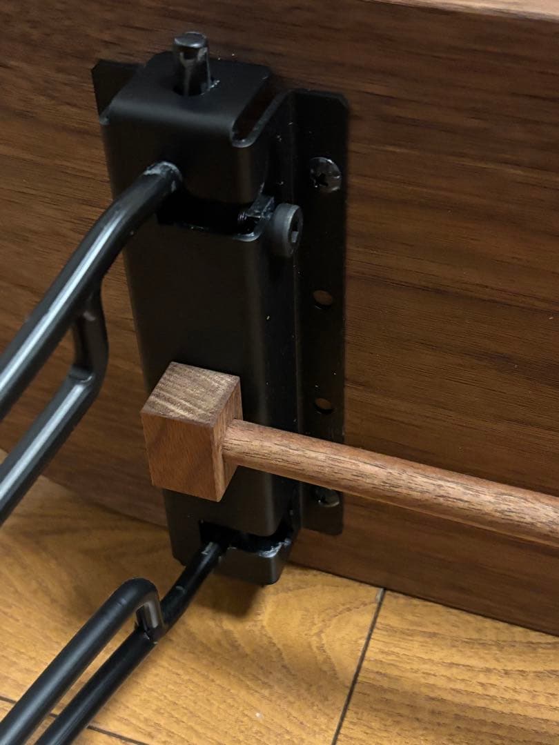 【品薄】SOLIDWOODSHELF テーブル（ウッドバー付き）