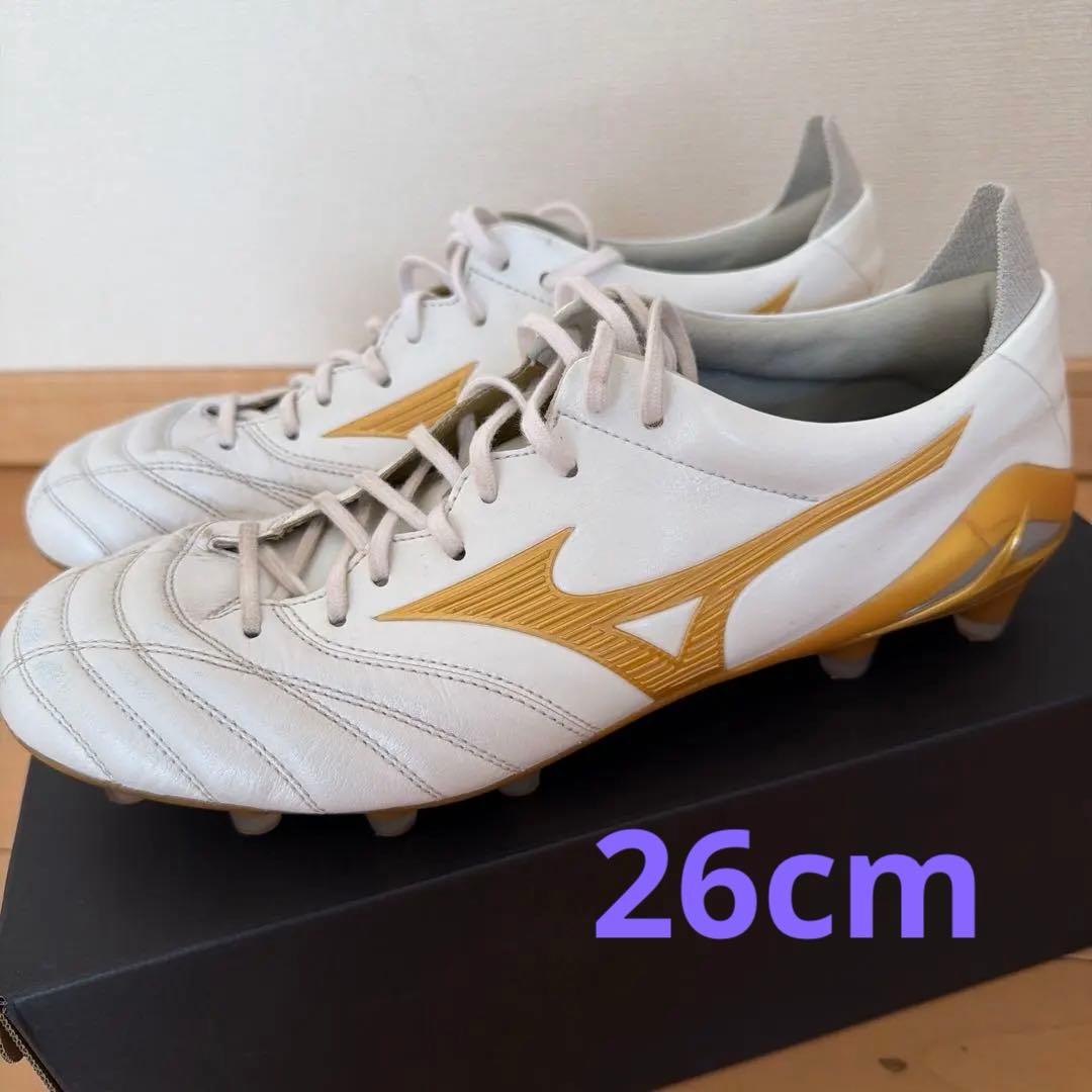 モレリアNEO4 JAPAN 26.0cm 白×ゴールド