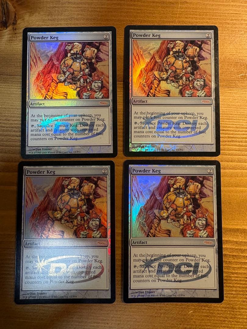 未開封 火薬樽 Powder Keg Foil dci 4枚