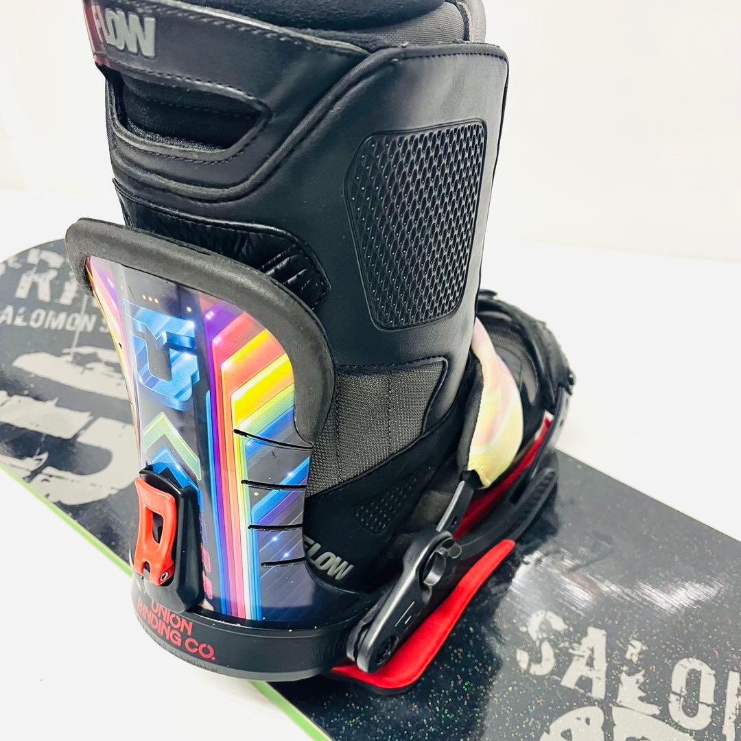 サロモン　ユニオン　スノボ3点セット　スノーボード　キャンバー　SALOMON