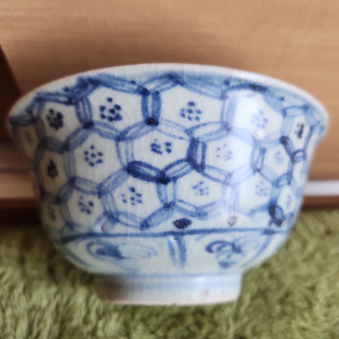 中国明朝中期頃の染付け碗