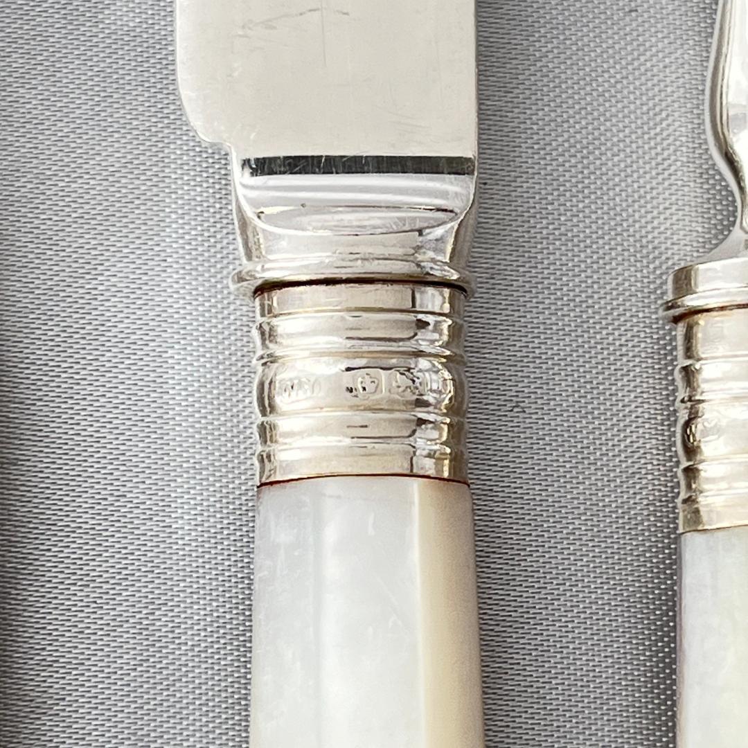 【William Yates 】【純銀継手 / 白蝶貝】パストリーセット