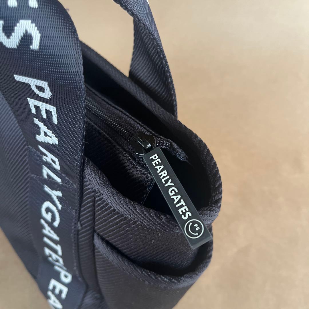 PEARLY GATES ブラックトートバッグ