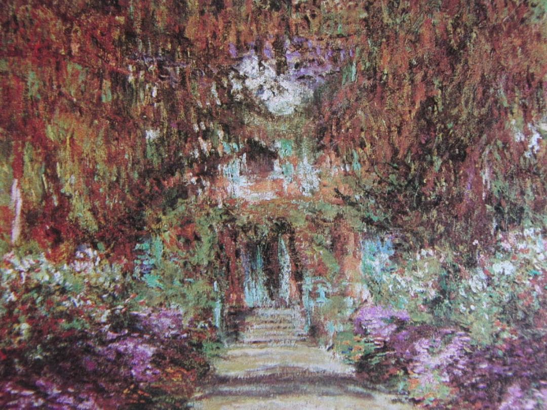 クロード・モネ、「The Garden Path at Giverny」、厳選