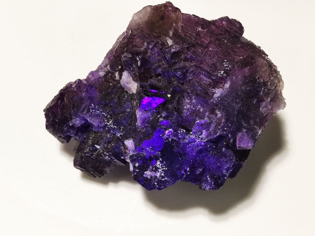 パワーストーン　天然石　パープルフローライト　246g　No.962