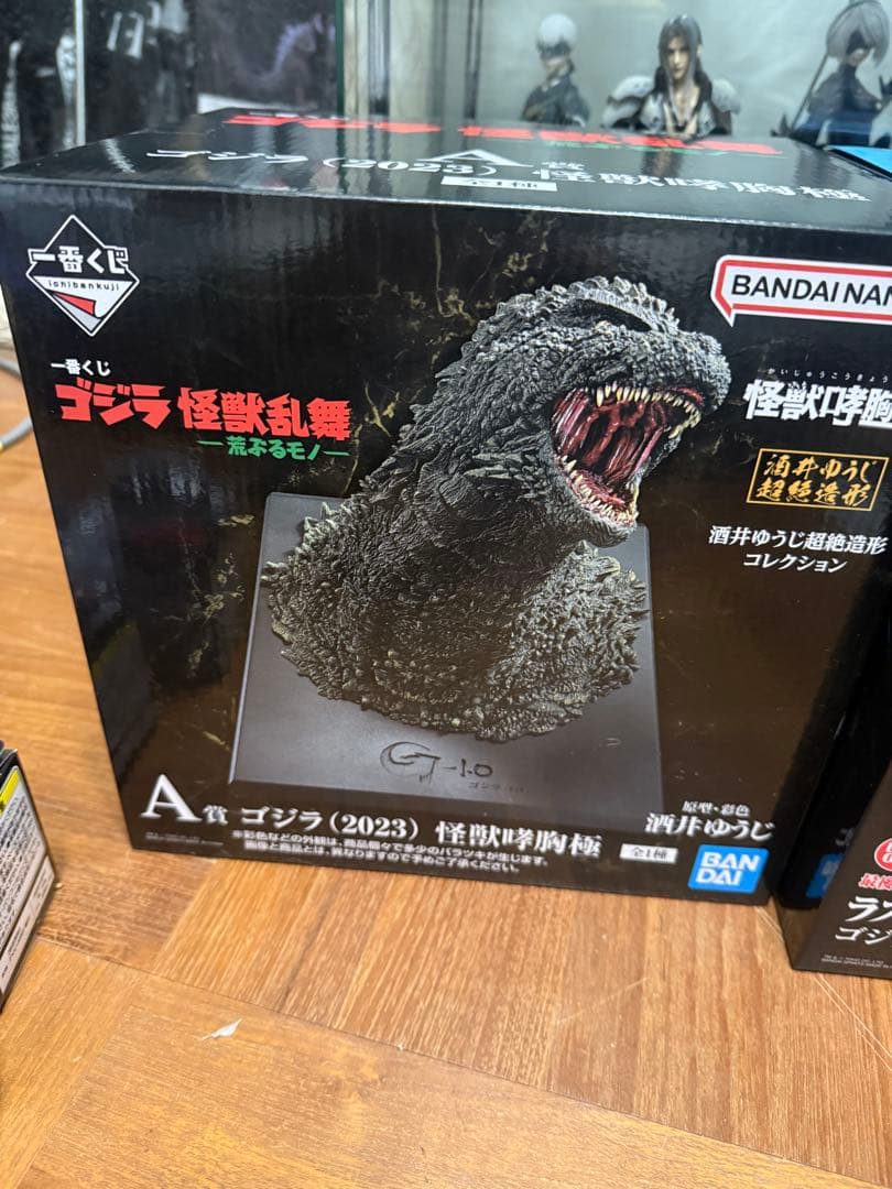 一番くじ ゴジラ A賞　ゴジラ　ラストワン　熱線放射ver. E賞ヘッドコンプ