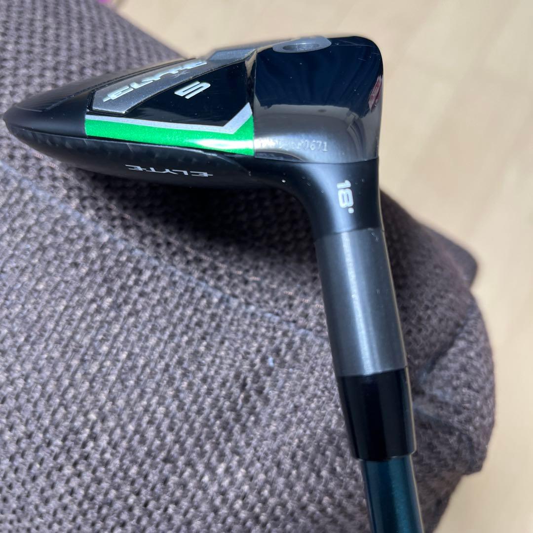 キャロウェイ エリートＸ5w18度硬さ(Ｓ)