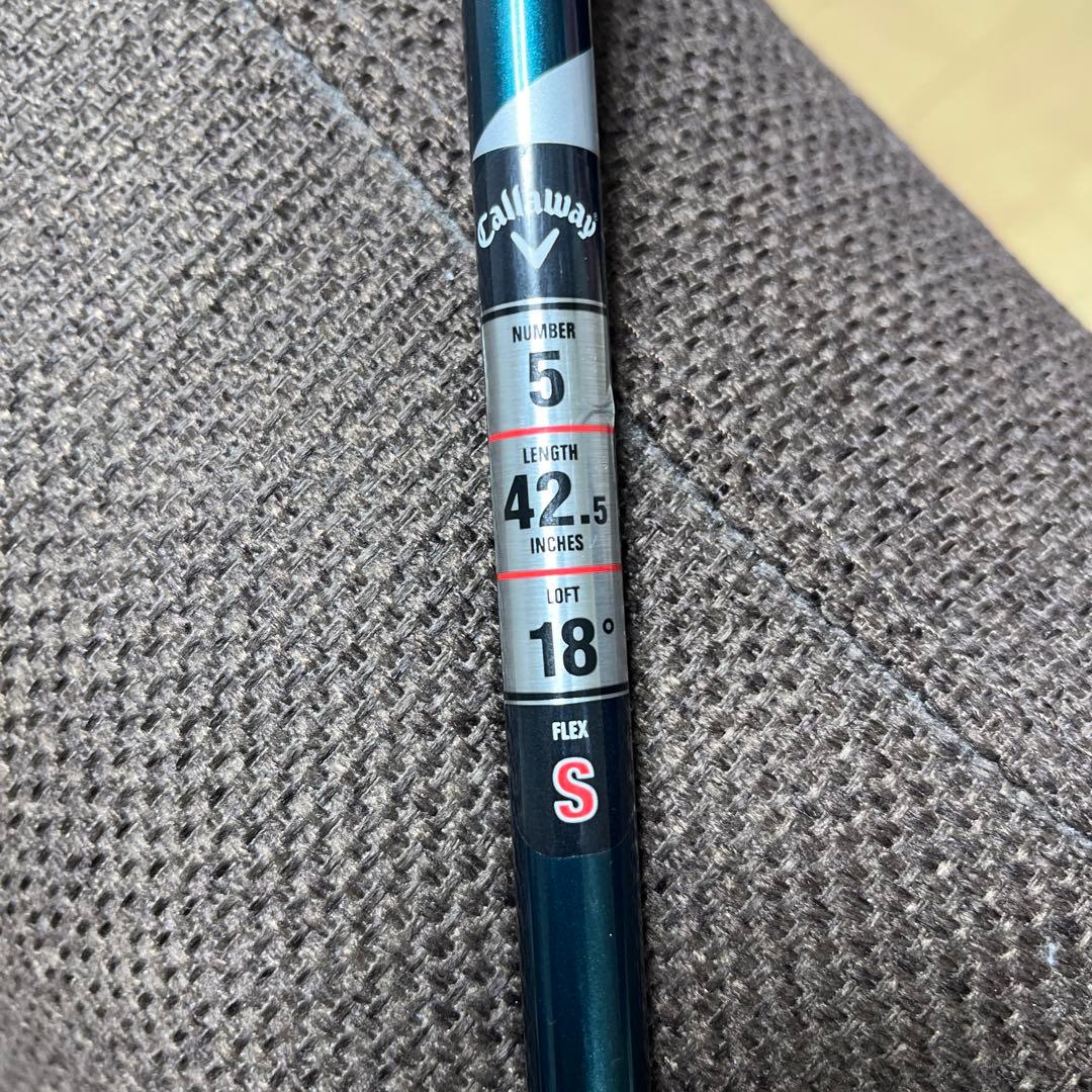キャロウェイ エリートＸ5w18度硬さ(Ｓ)