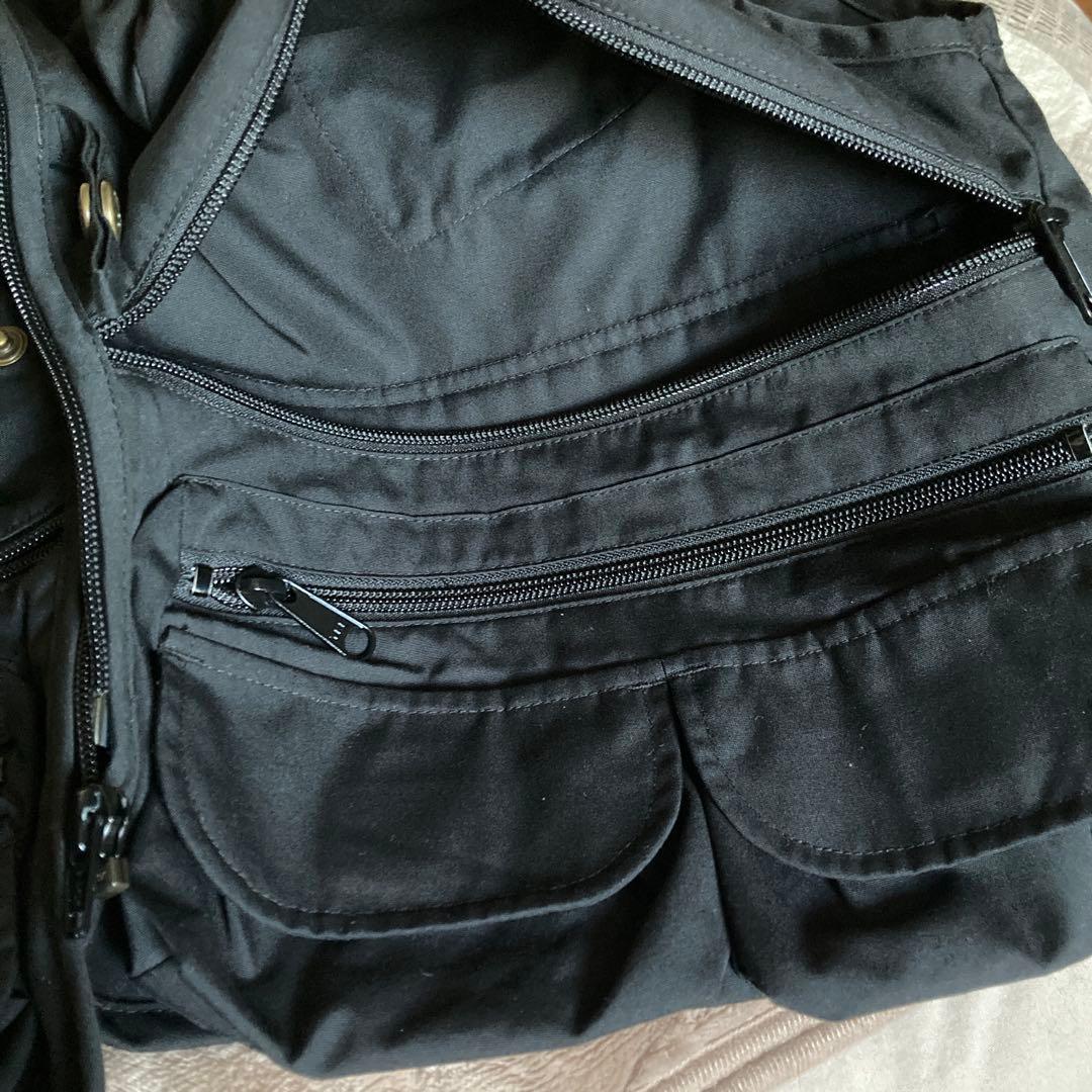 columbia コロンビア フィッシングベスト 黒