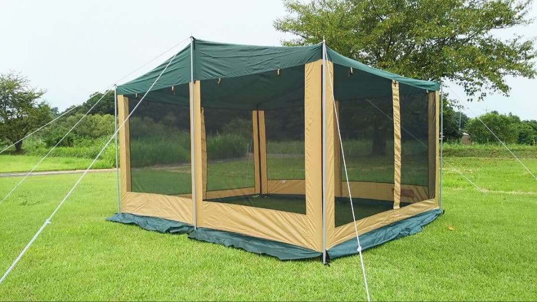 【美品】　コールマン　スクエアスクリーン　タープ340