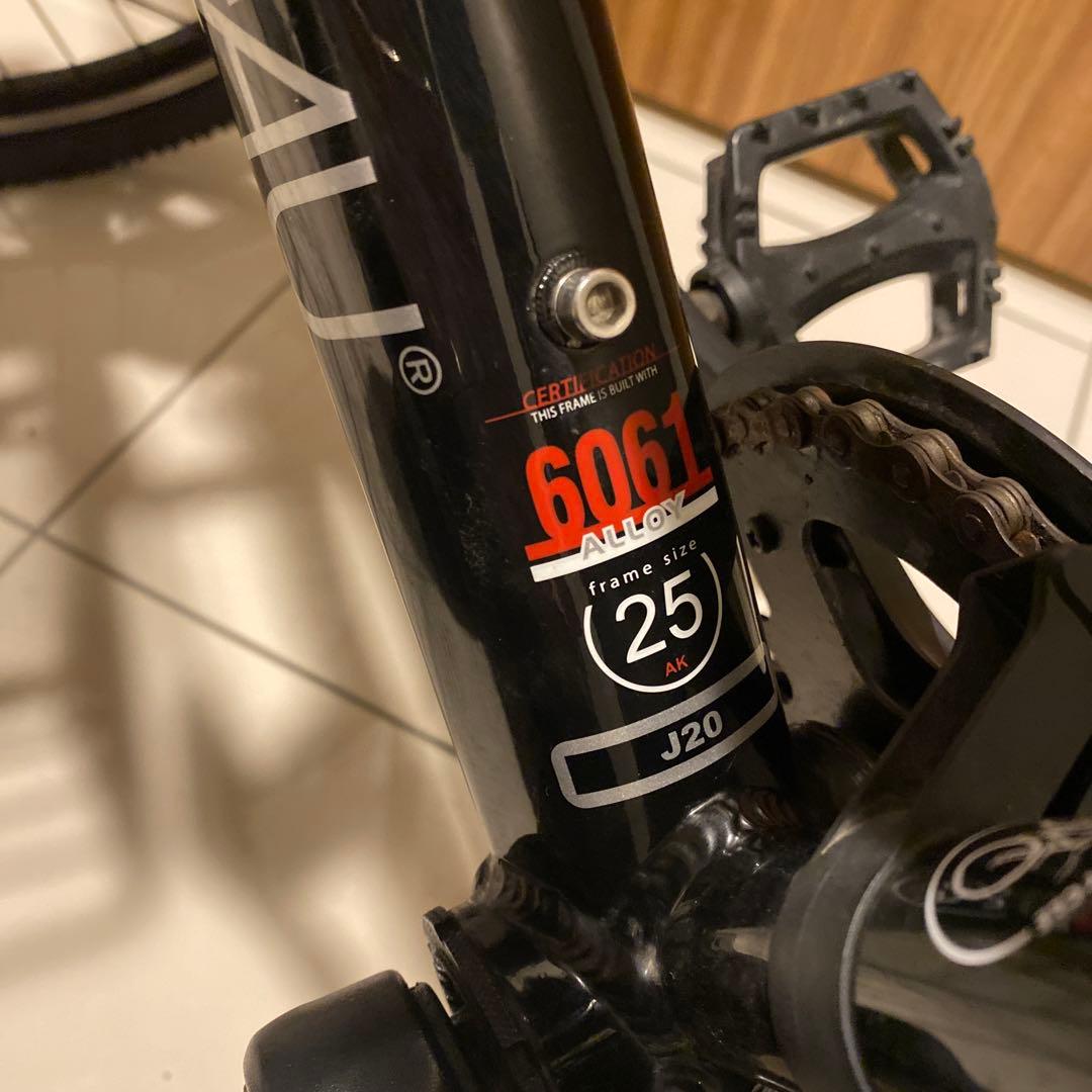 【送料込・匿名配送】ルイガノ J20 20インチ　前カゴ、泥除け、鍵付き