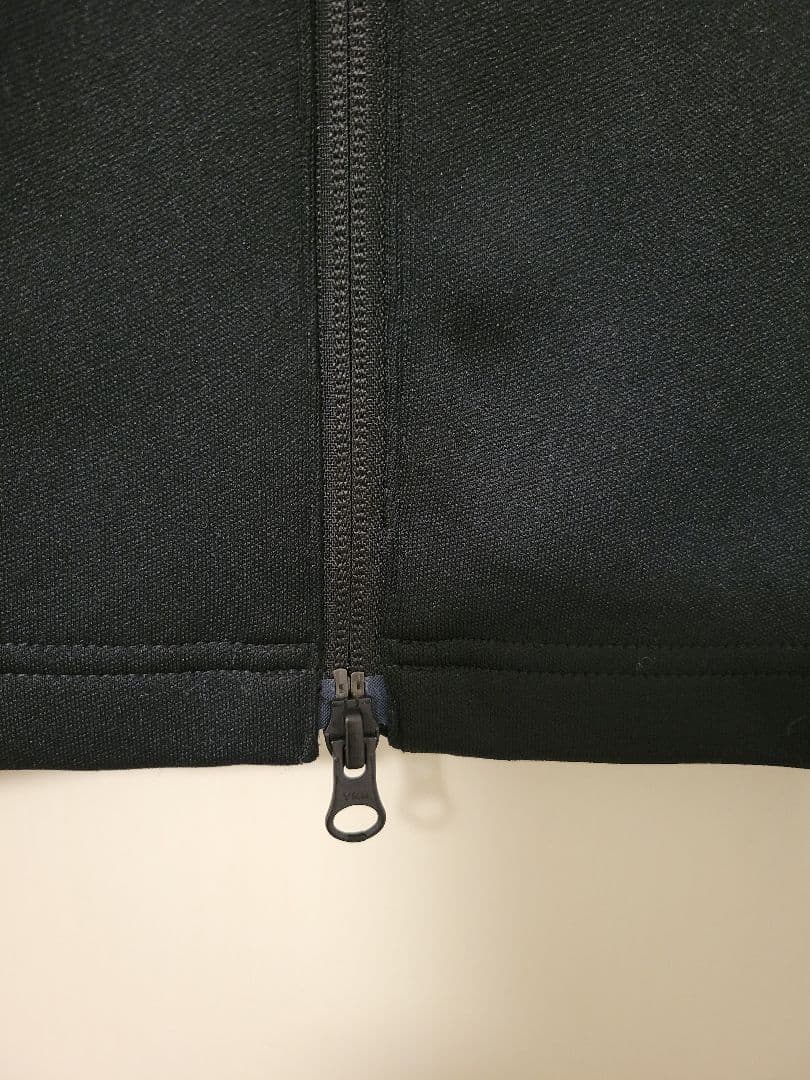 【美品】Admiral　テニス　ジャケット　ブラック　M　ダブルジッパー