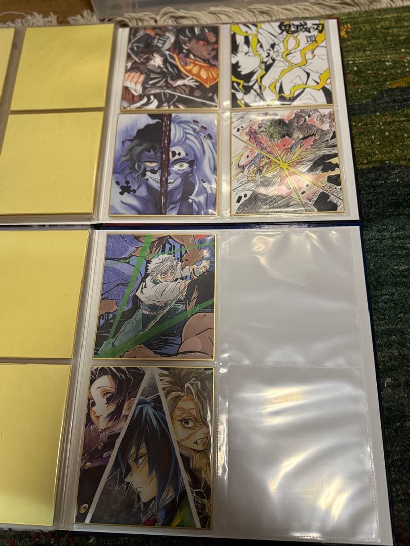 鬼滅の刃　全集中展複製色紙拾集帳と色紙セット