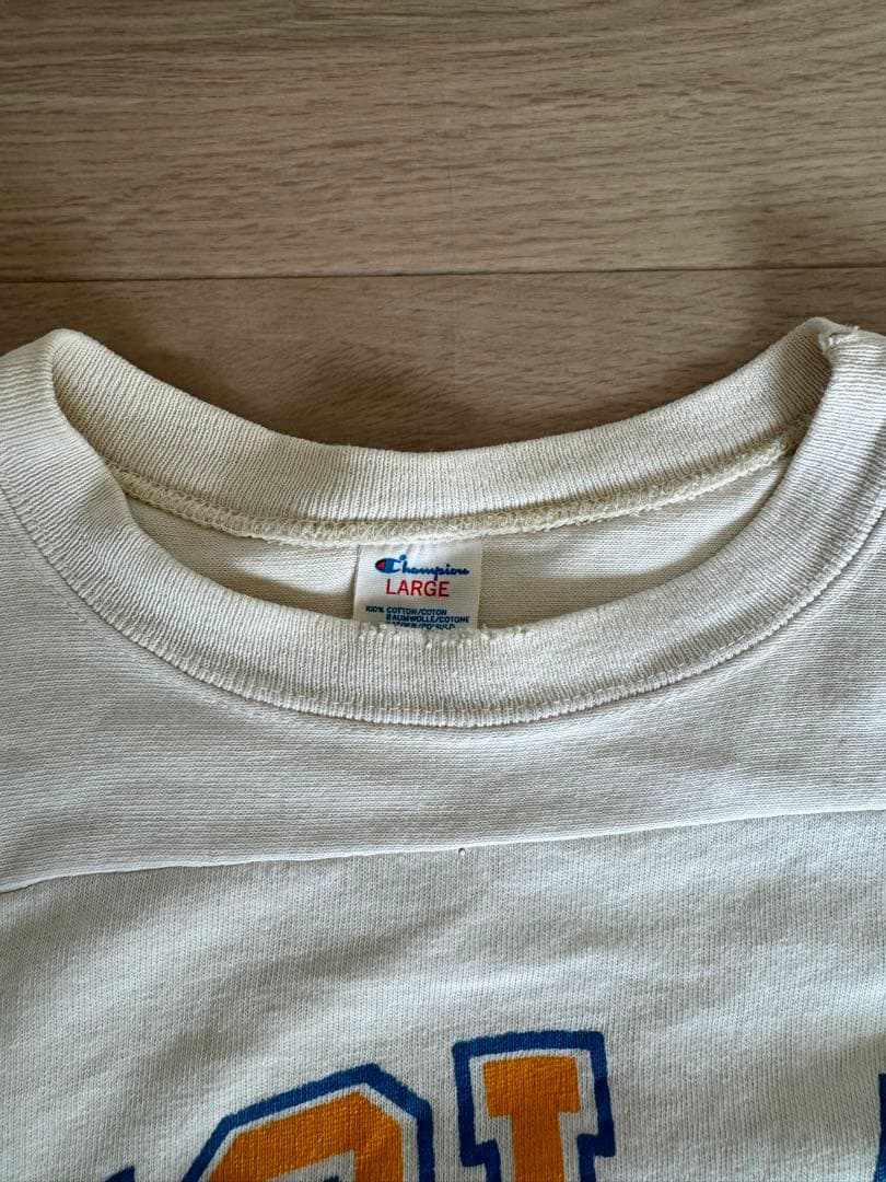 80s トリコタグ Champion チャンピオン UCLA フットボール L