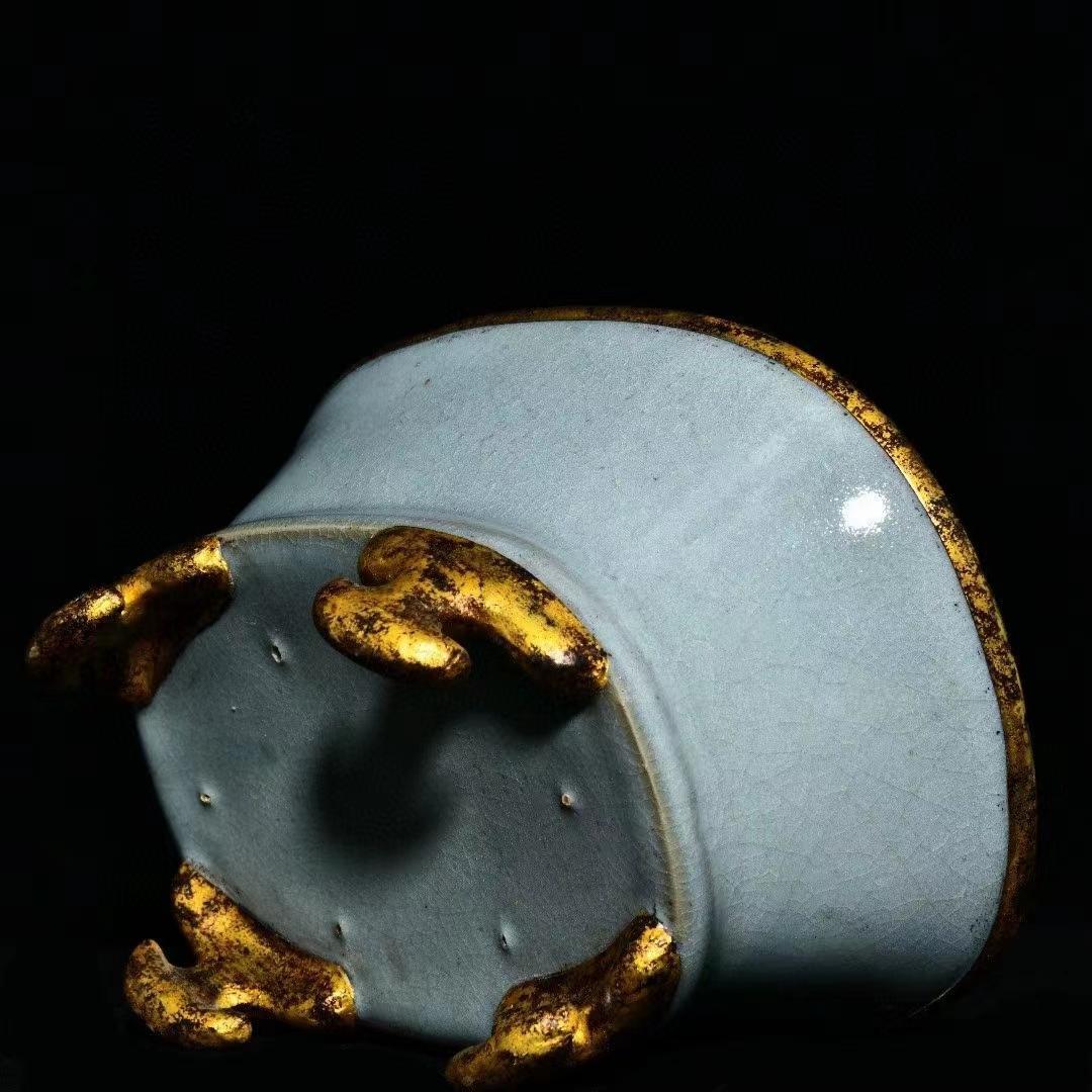 中国古美術・旧蔵の陶磁器、鎏金水仙の鉢・書道具・筆洗・案頭・置物・文房具・賞物