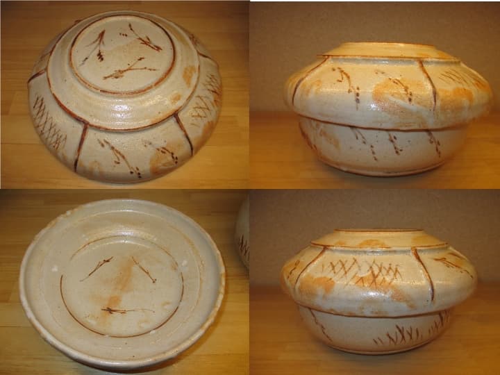 送料込【逢絢亭】茶道具 喰籠 美濃焼  志野 桃山窯 林英仁