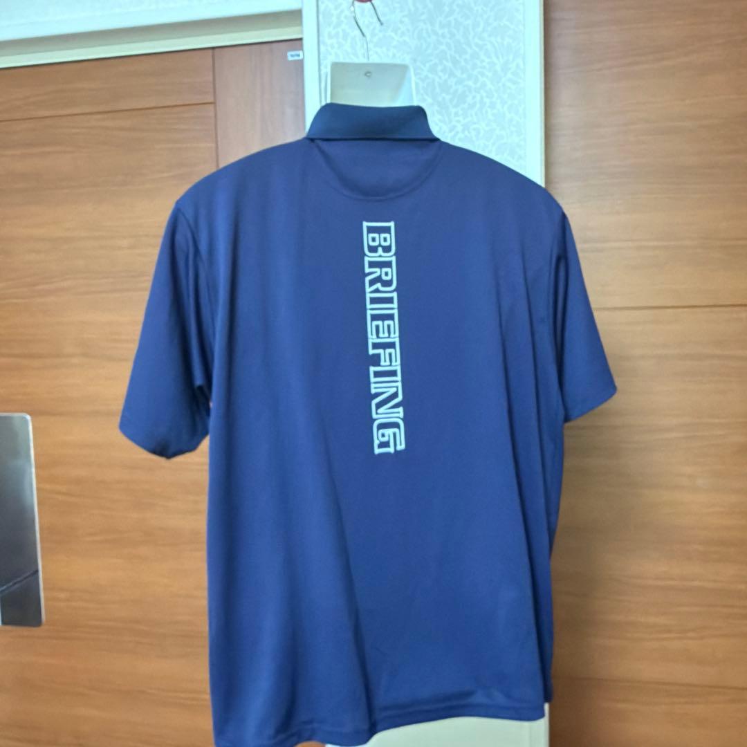 ブリーフィング　ポロシャツ　紺　ネイビー￼