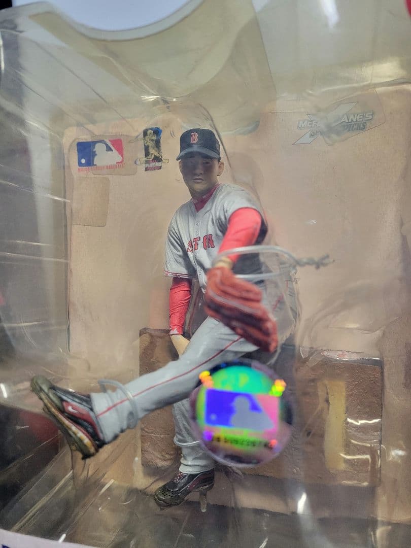 フィギュア MLBシリーズ 2007 松坂大輔 アウェイユニホーム　未開封　希少