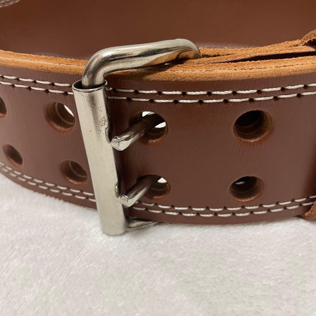 GOLD'S GYM ゴールドジム　トレーニングパワーベルト XL ブラウン