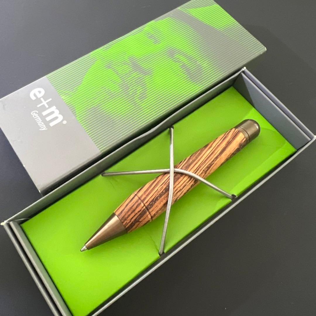 e+m イープラスエム ポールペン Drake ドレイク ゼブラナチュラル G