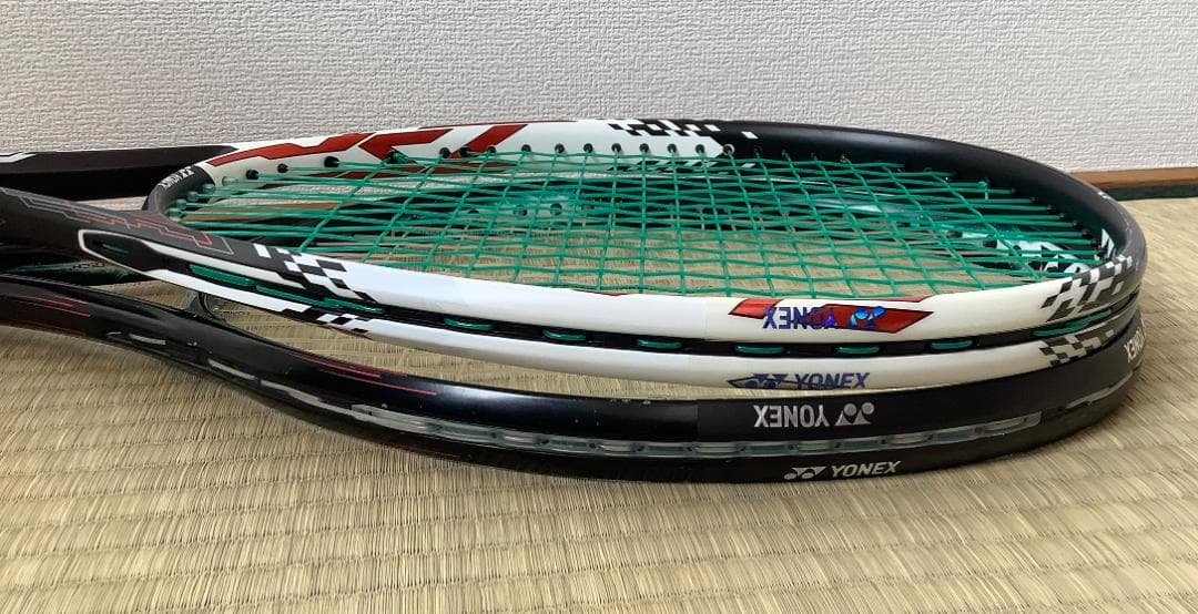 軟式テニス　ヨネックスジオブレイク50VS・Fレーザー７S　ボール12個