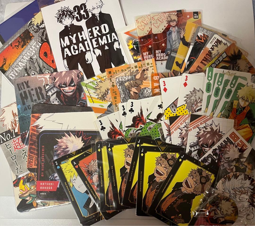 ヒロアカ 爆豪勝己 セット トランプ ポストカード 他