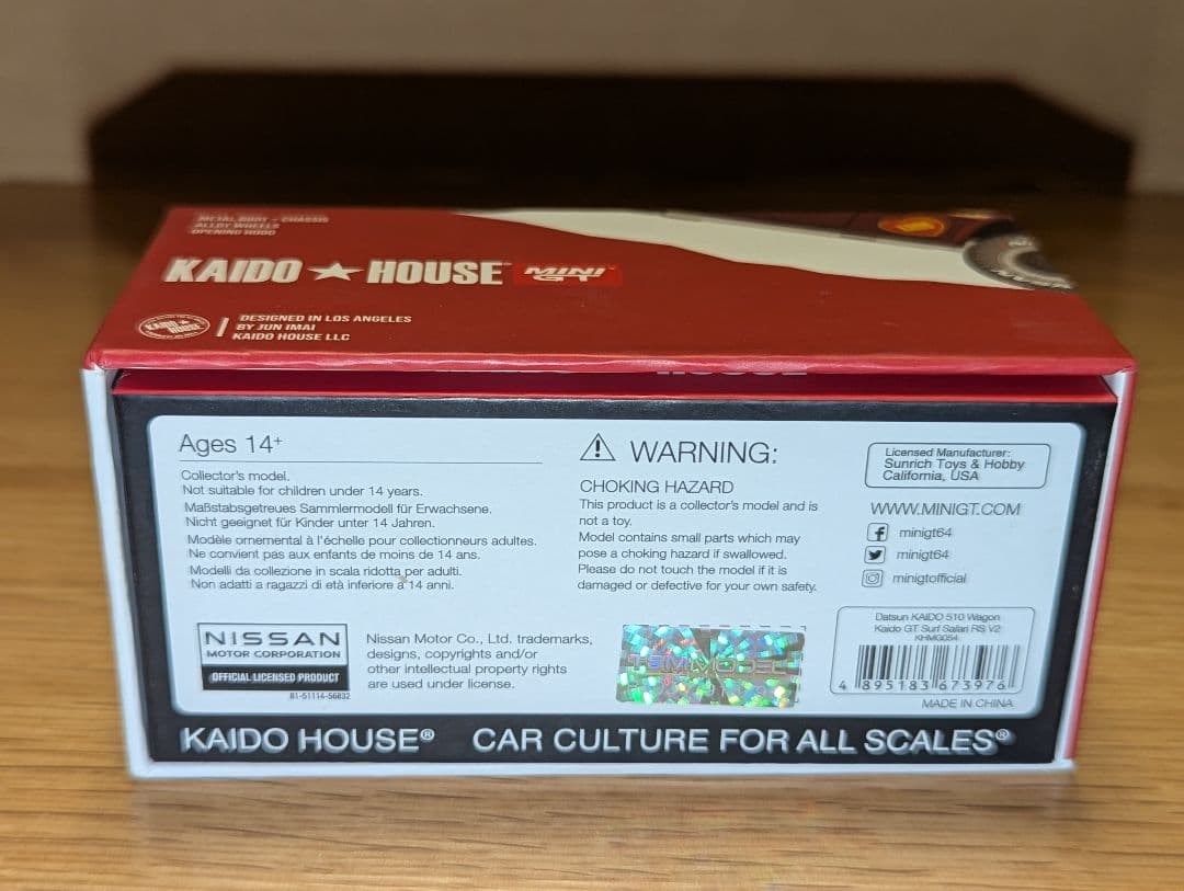 MINIGT 街道ハウス　DATSUN KAIDO 510 WAGON　チェイス
