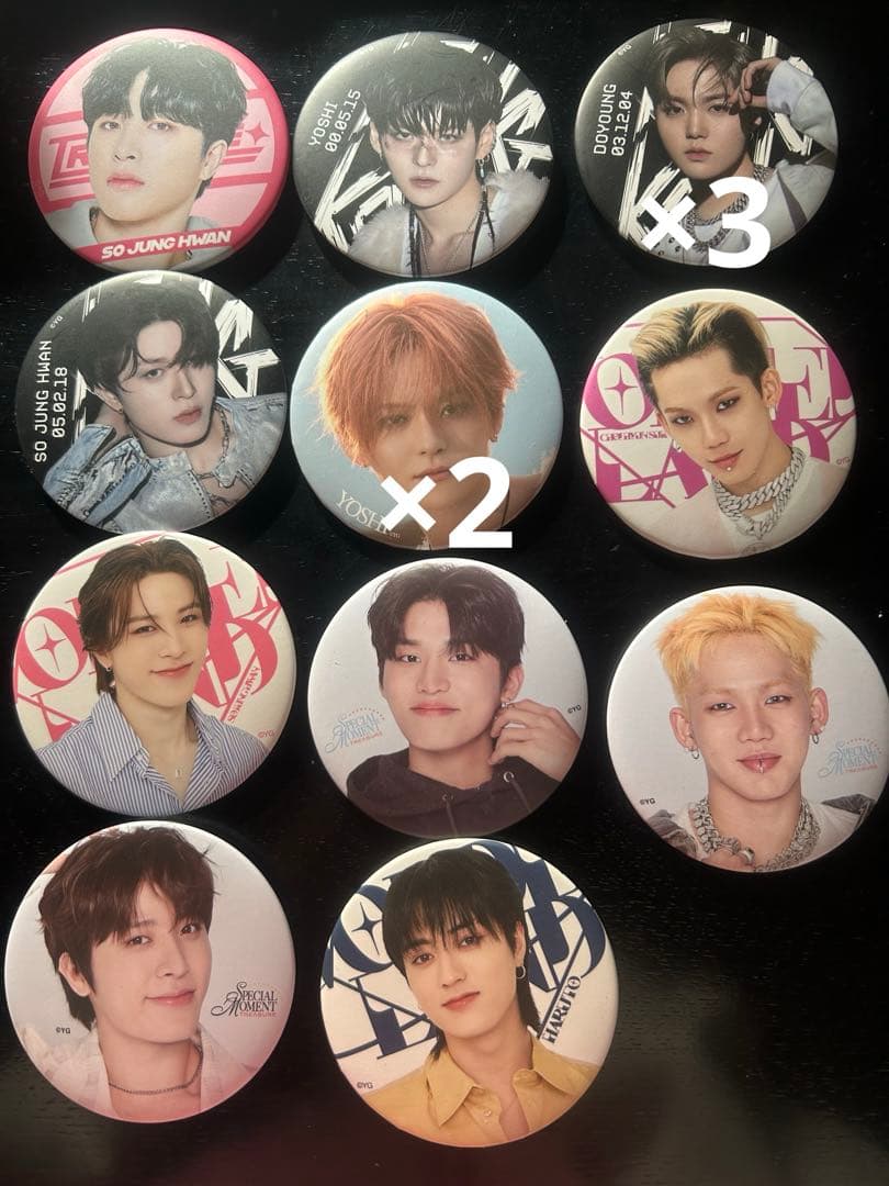 TREASURE 缶バッチ