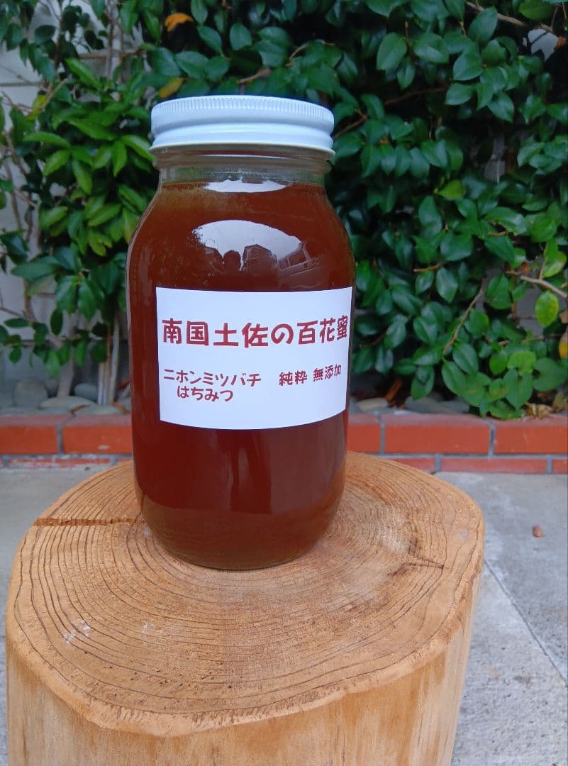 南国土佐の百花蜜　ニホンミツバチ蜂蜜　1200g 無添加　無加工　たれ蜜