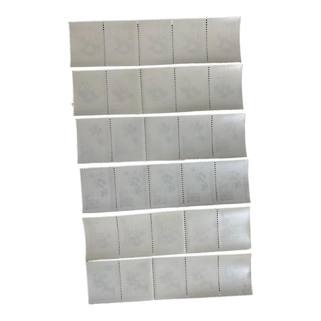 中国切手 オオパンダ 6種×5セット