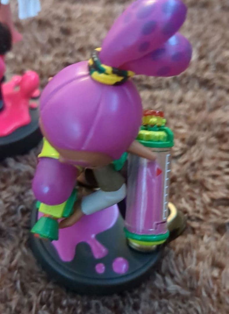 スプラトゥーン　アミーボ　ライムグリーン　オレンジイカ　パープルボーイ　ホタル