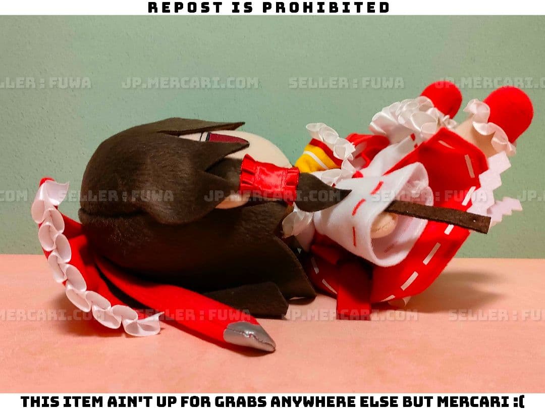 【美品】東方Project 博麗霊夢 ふもふもれいむ。こうりんどうばーじょん。