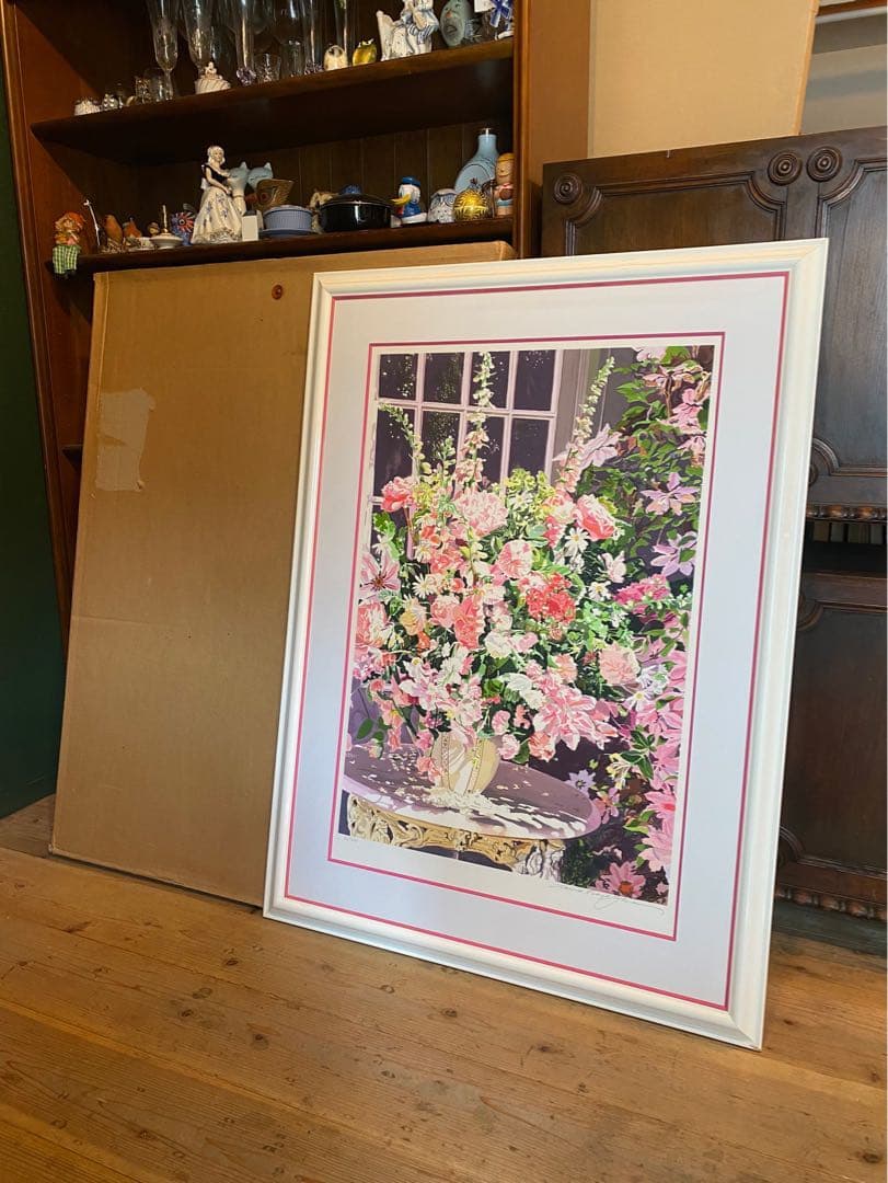 デビット・ロイド・グローバー リトグラフ カントリーガーデン 絵画 インテリア