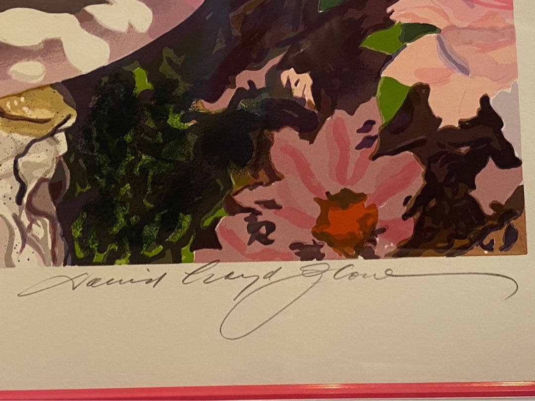 デビット・ロイド・グローバー リトグラフ カントリーガーデン 絵画 インテリア