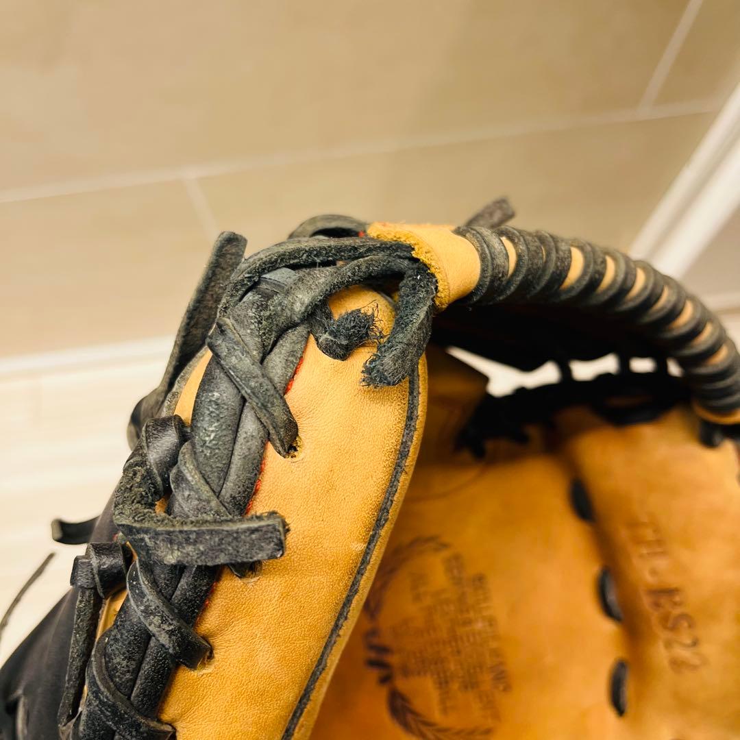 ハタケヤマ 軟式用 キャッチャーミット TH-BS22 ブラック×キャメル