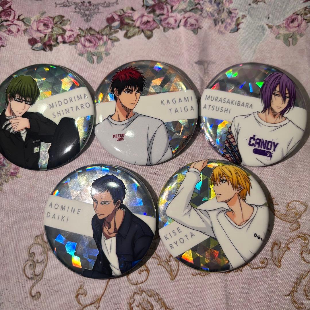 黒子のバスケ 黒バス　クロコーゼット　ホログラム　缶バッジ