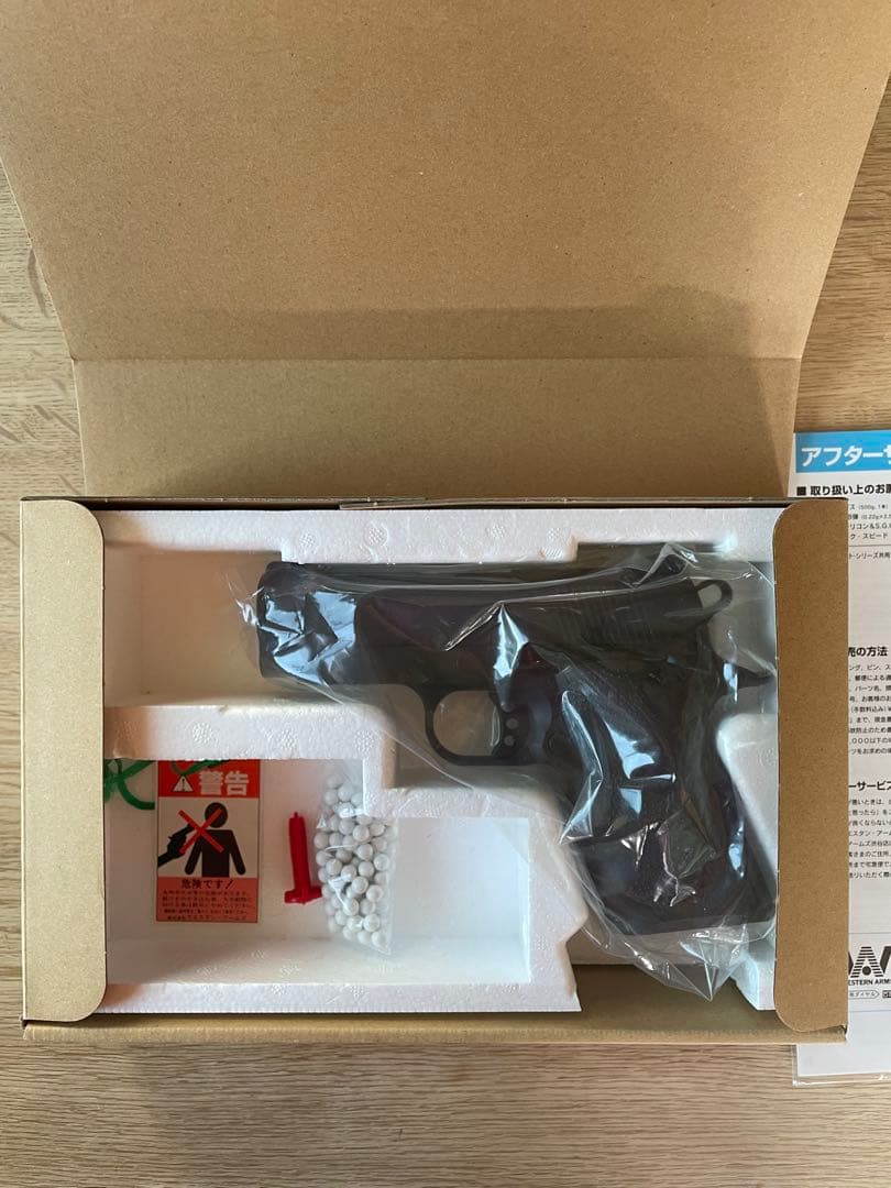 WA コルトディフェンダー ブラックVer. 実物ホーググリップ付き