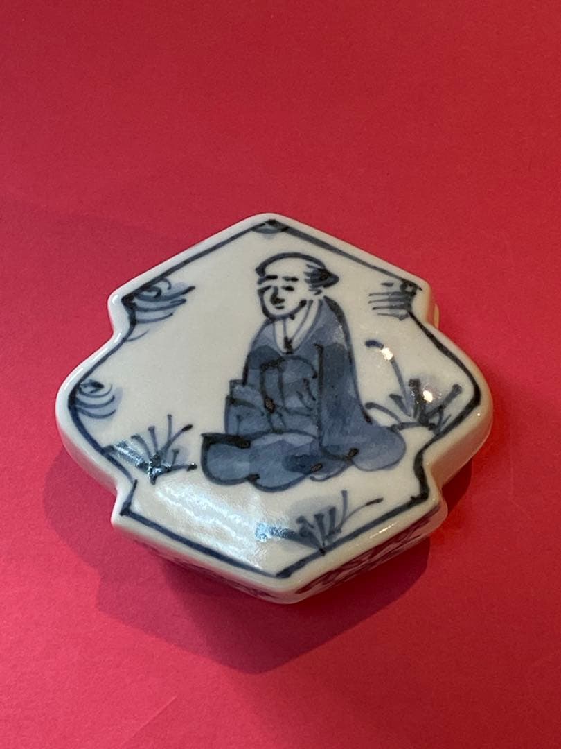 松皮菱香合　高野昭阿弥造　共箱