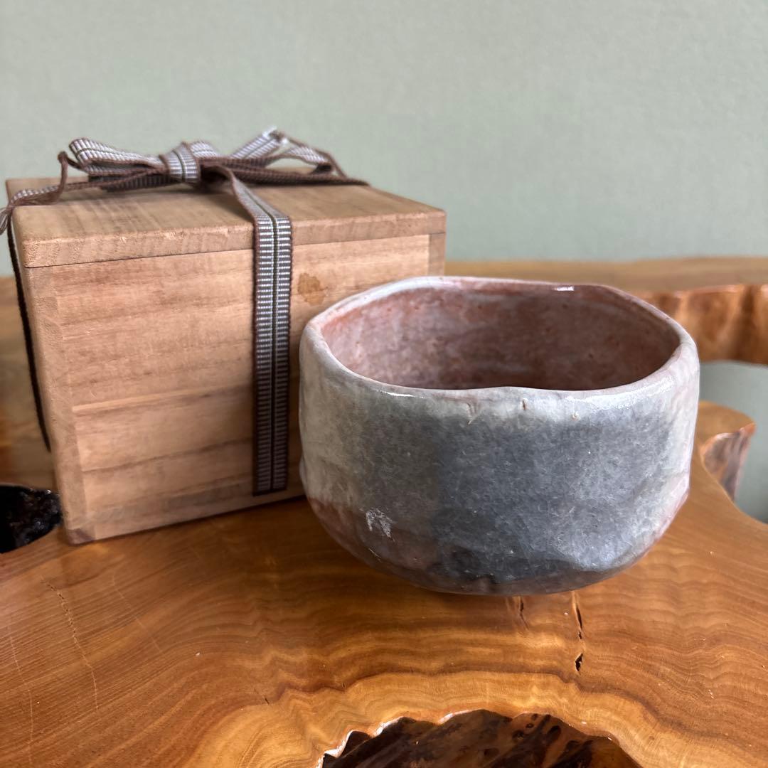 楽焼 春悦 抹茶碗 茶道具 桐箱(61)