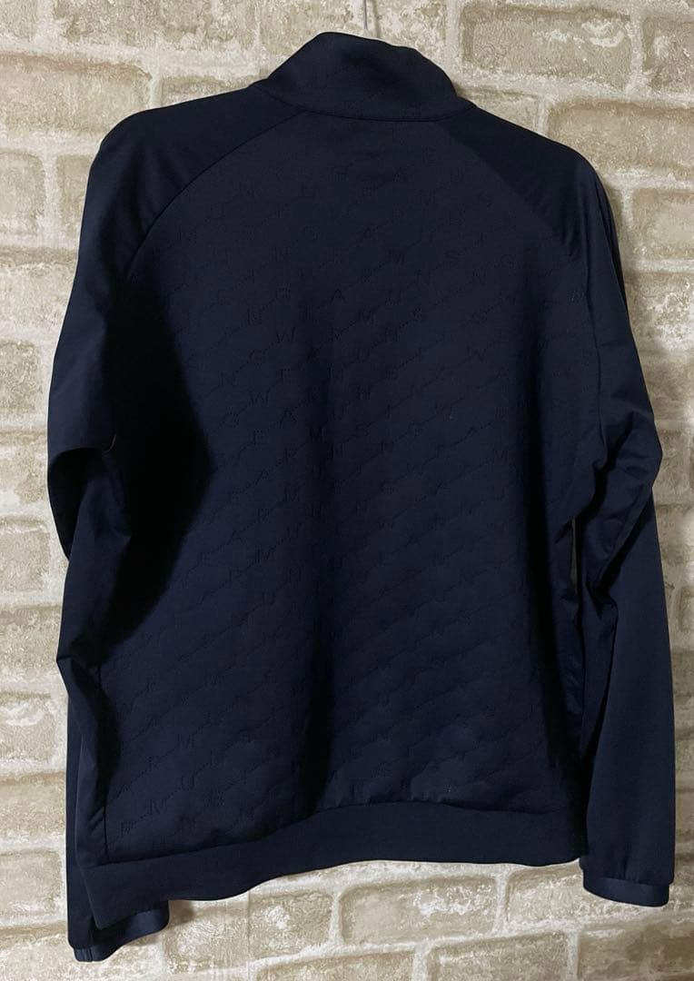 MUNSINGWEAR メンズLL トラックジャケット ジャージ　総柄　型押し