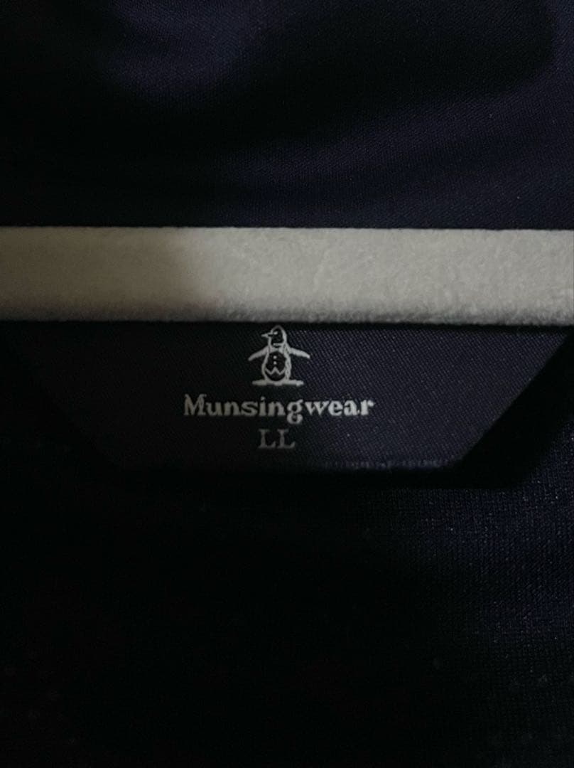 MUNSINGWEAR メンズLL トラックジャケット ジャージ　総柄　型押し