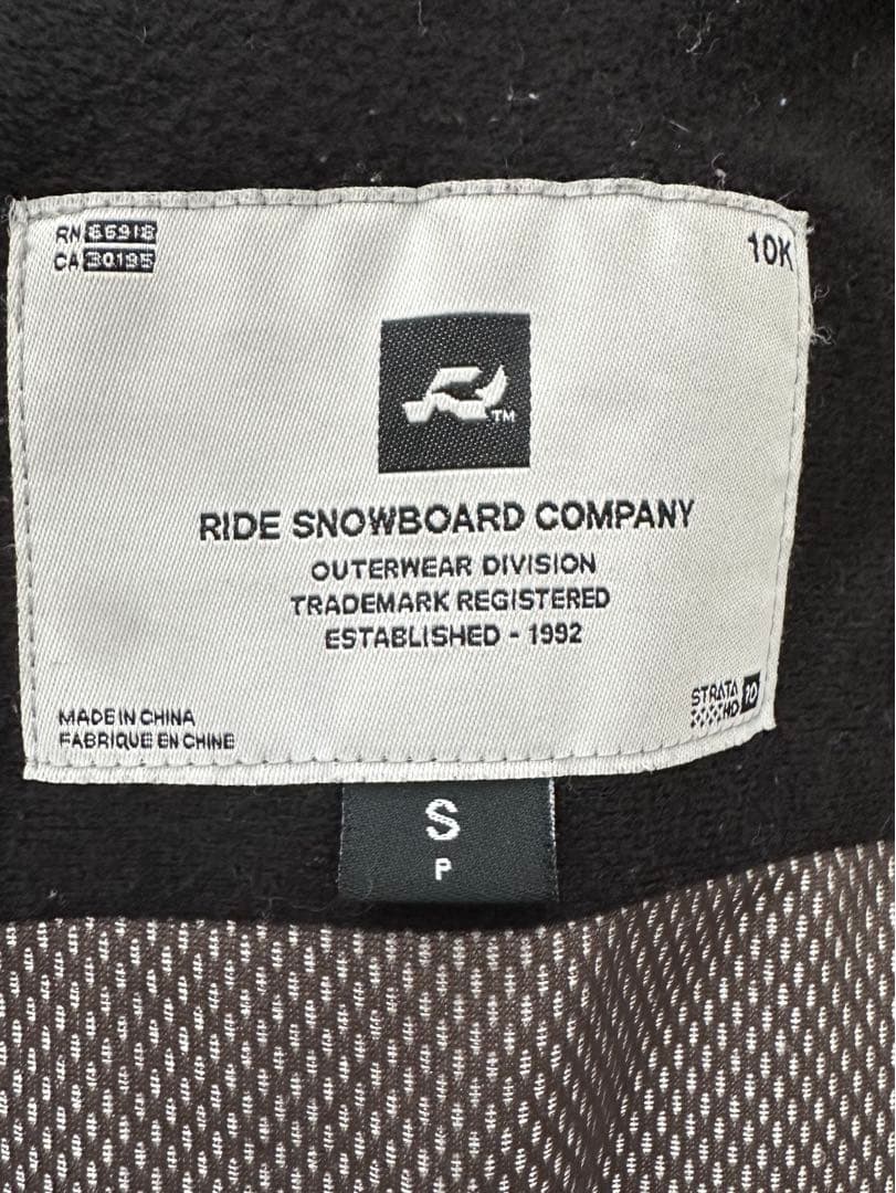 RIDE レディース　スノーボードウェア　Sサイズ　ブラック