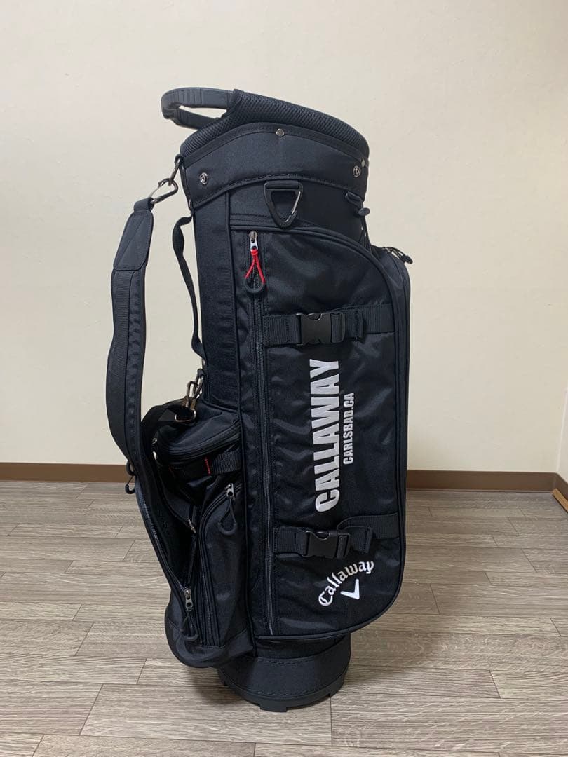 Callaway キャロウェイ　大収納力のキャディバッグ　自立式　ブラック