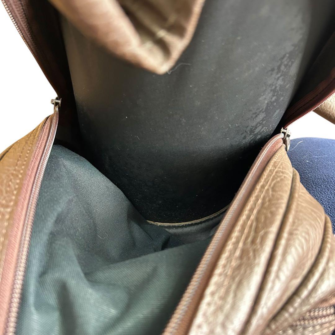 BURBERRY　バーバリー　キャディバッグ　ゴルフバッグ　チェック柄　レザー