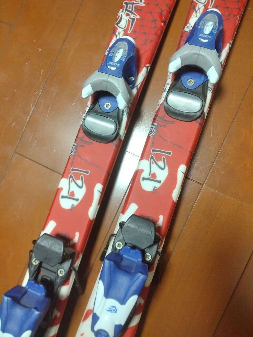 【フリースタイル☆】121cm　SALOMONスキー板♪　ツインチップ！