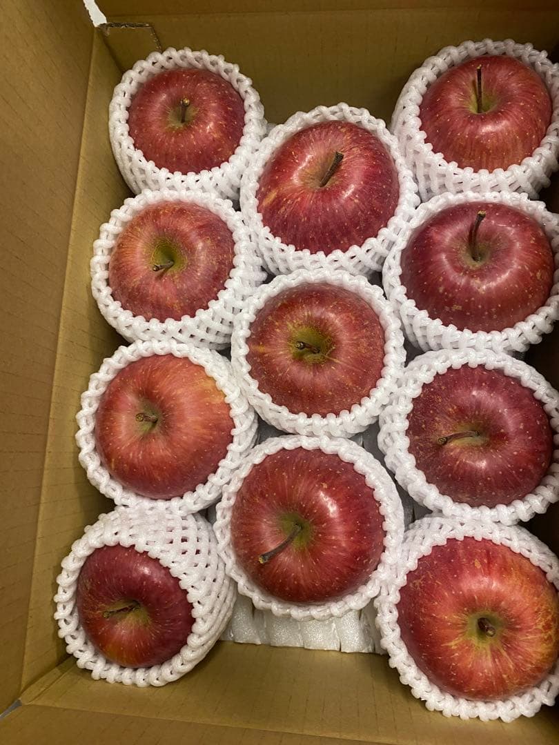 山形県産　厳選サンふじ3kg ３箱同梱その①