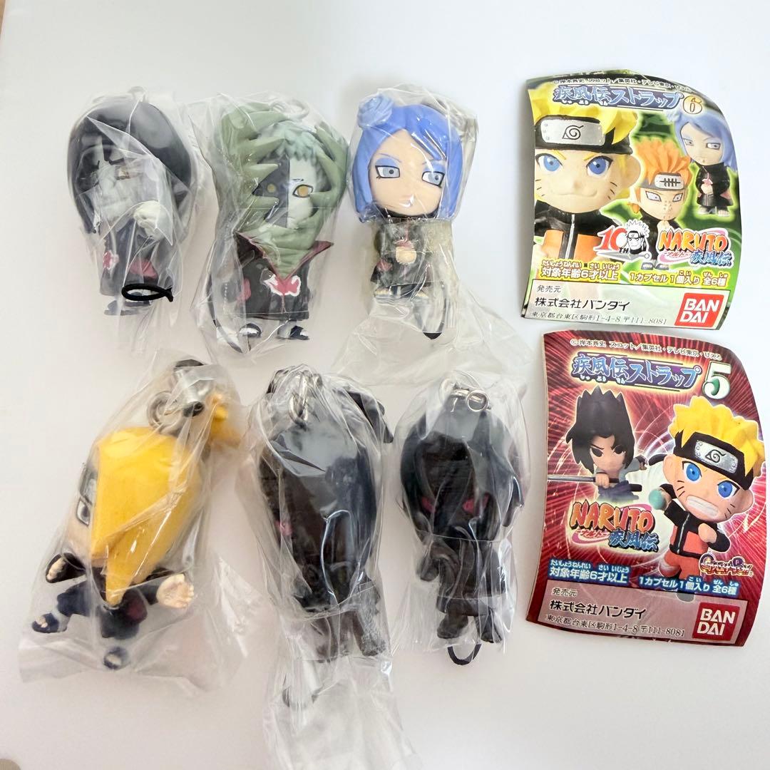 【未開封】NARUTO疾風伝⭐︎スイング⭐︎ストラップ⭐︎暁⭐︎イタチ⭐︎小南⭐︎デイダラ
