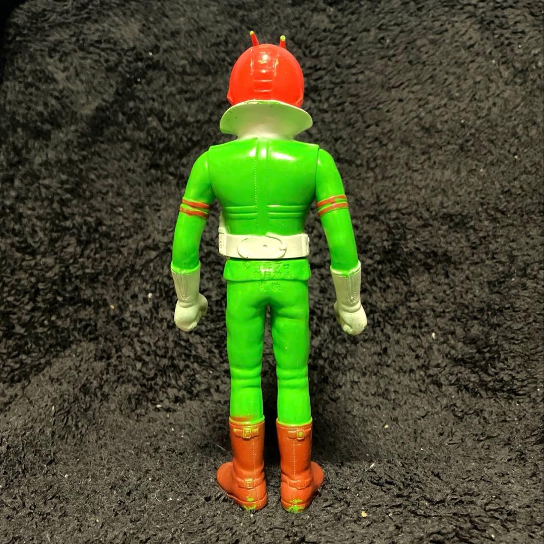 当時物！ポピー★仮面ライダーv3★ミドルサイズ 約18cm★ソフビ