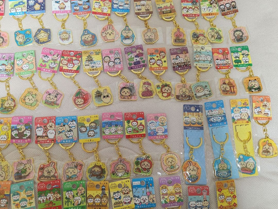 【89点セット】ご当地 ちいかわ ダイカットキーホルダー キーホルダー うさぎ