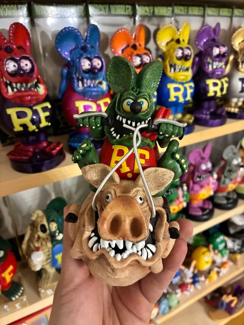 RAT FINK/ラットフィンク/フィギュア/豚/アメリカン雑貨/アメトイ